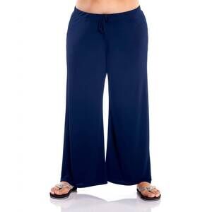 NEW ALWAYS FOR ME plus size lounge pants in navy